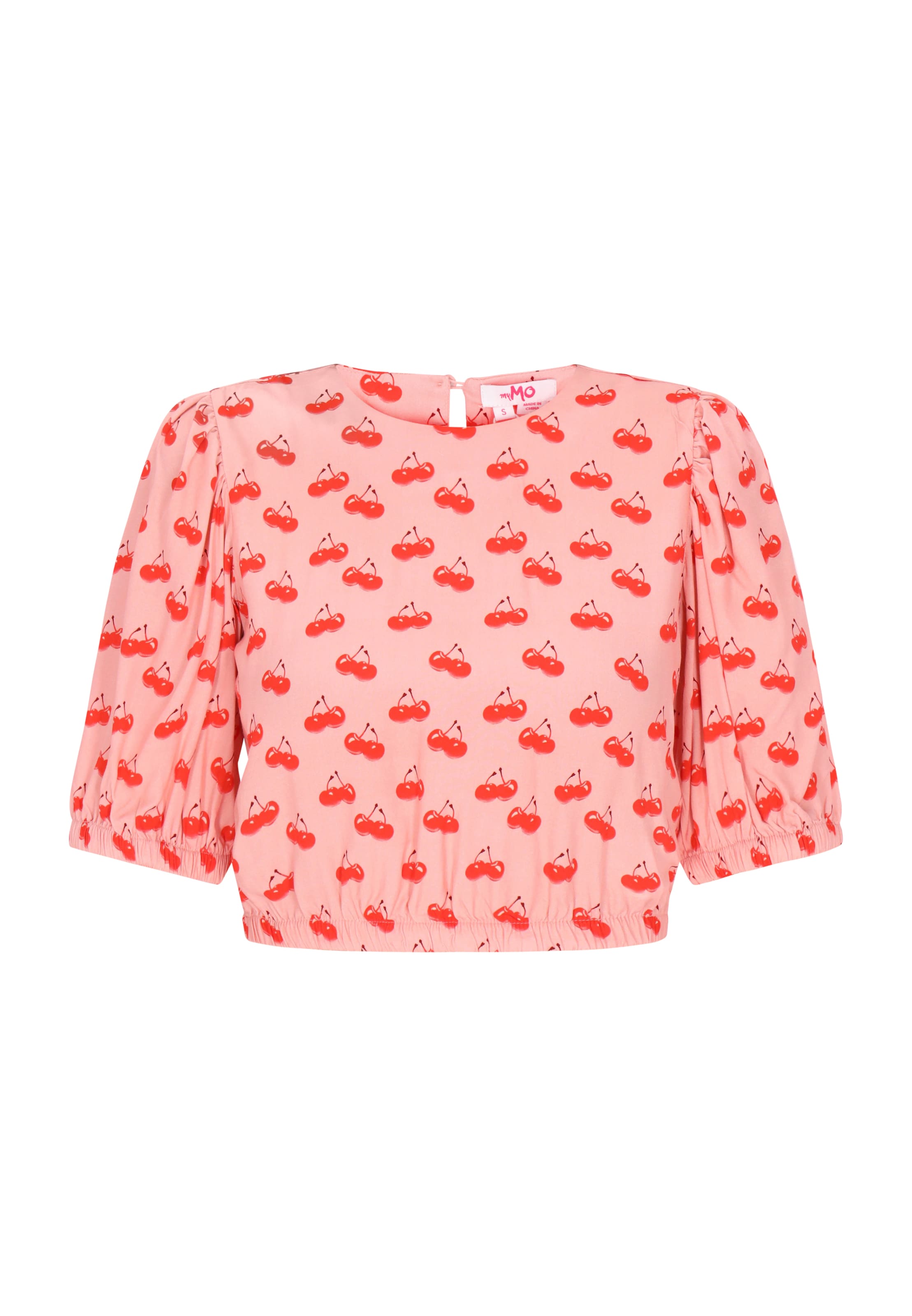 swirly Μπλούζα σε πορτοκαλί: μπροστά