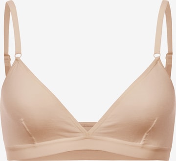 Erlich Textil T-shirt BH 'Merle' in Beige: voorkant