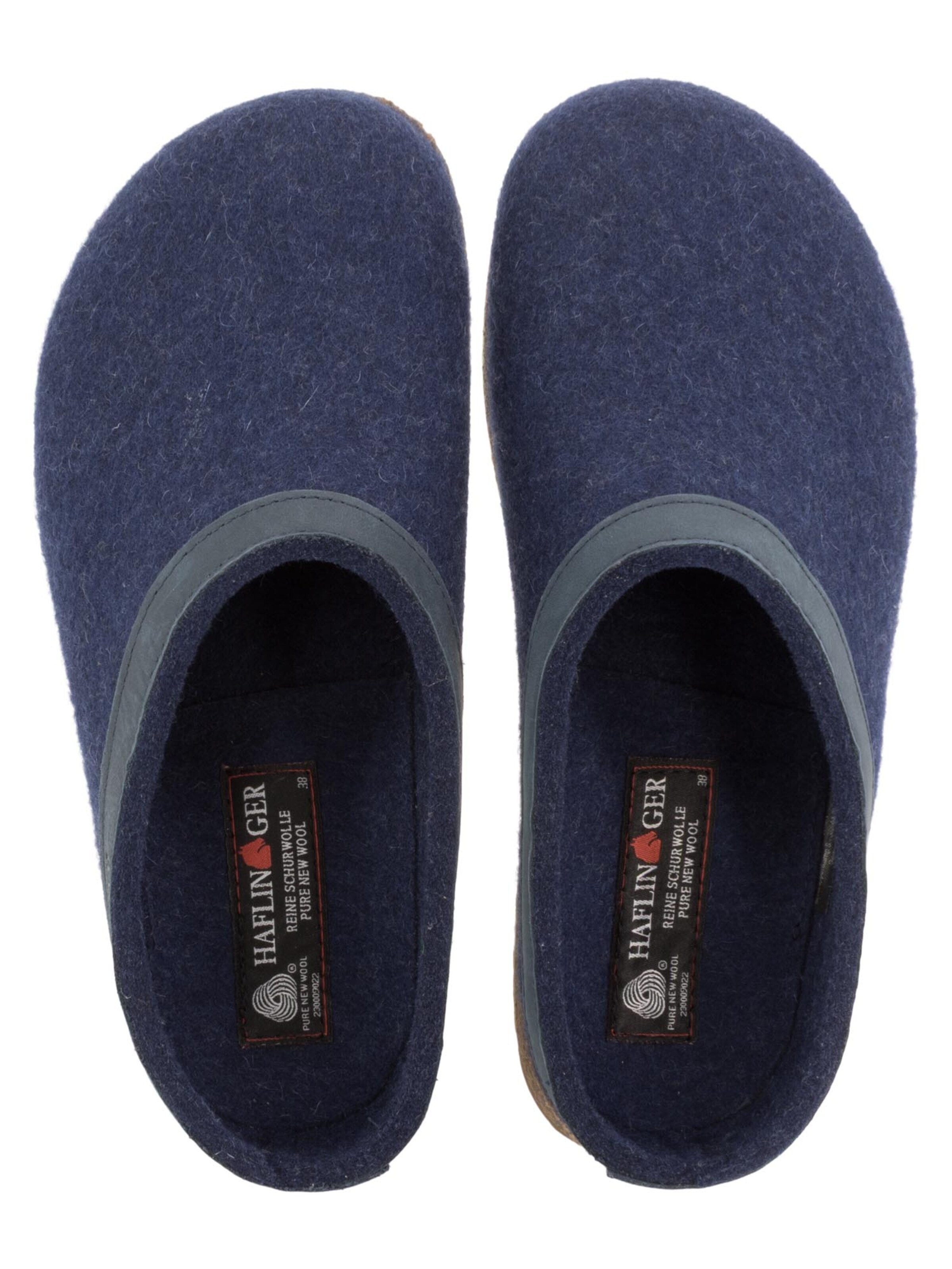 HAFLINGER Clogs 'Torben' in Blauw