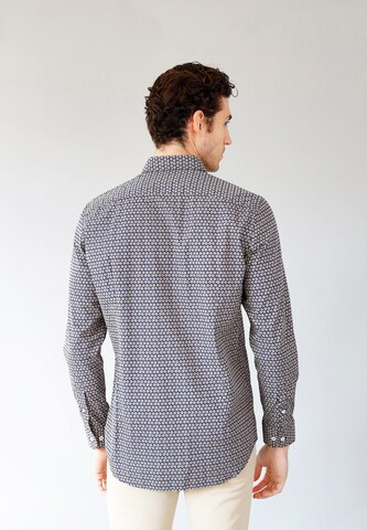 Black Label Shirt Regular Fit Hemd 'Mexico' in Blau