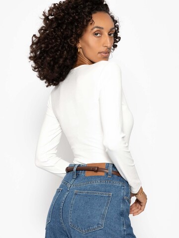 SASSYCLASSY Shirtbody‌‌‌‌‌‌‌‌‌‌ in Weiß