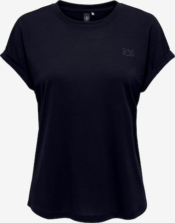 ONLY PLAY Koszulka 'Frei Life' w kolorze niebieski: przód