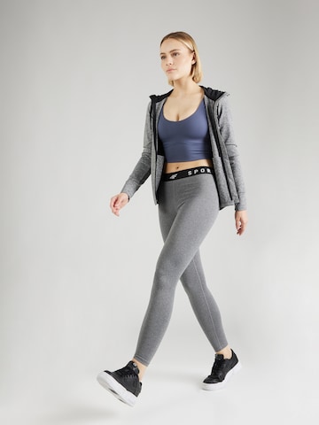 4F Skinny Športne hlače | siva barva