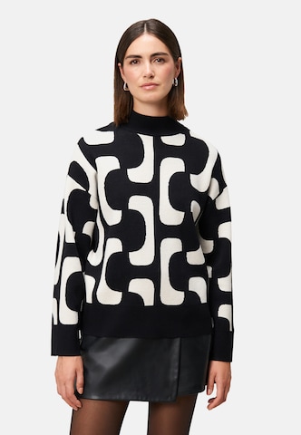 Pull-over zero en noir : devant