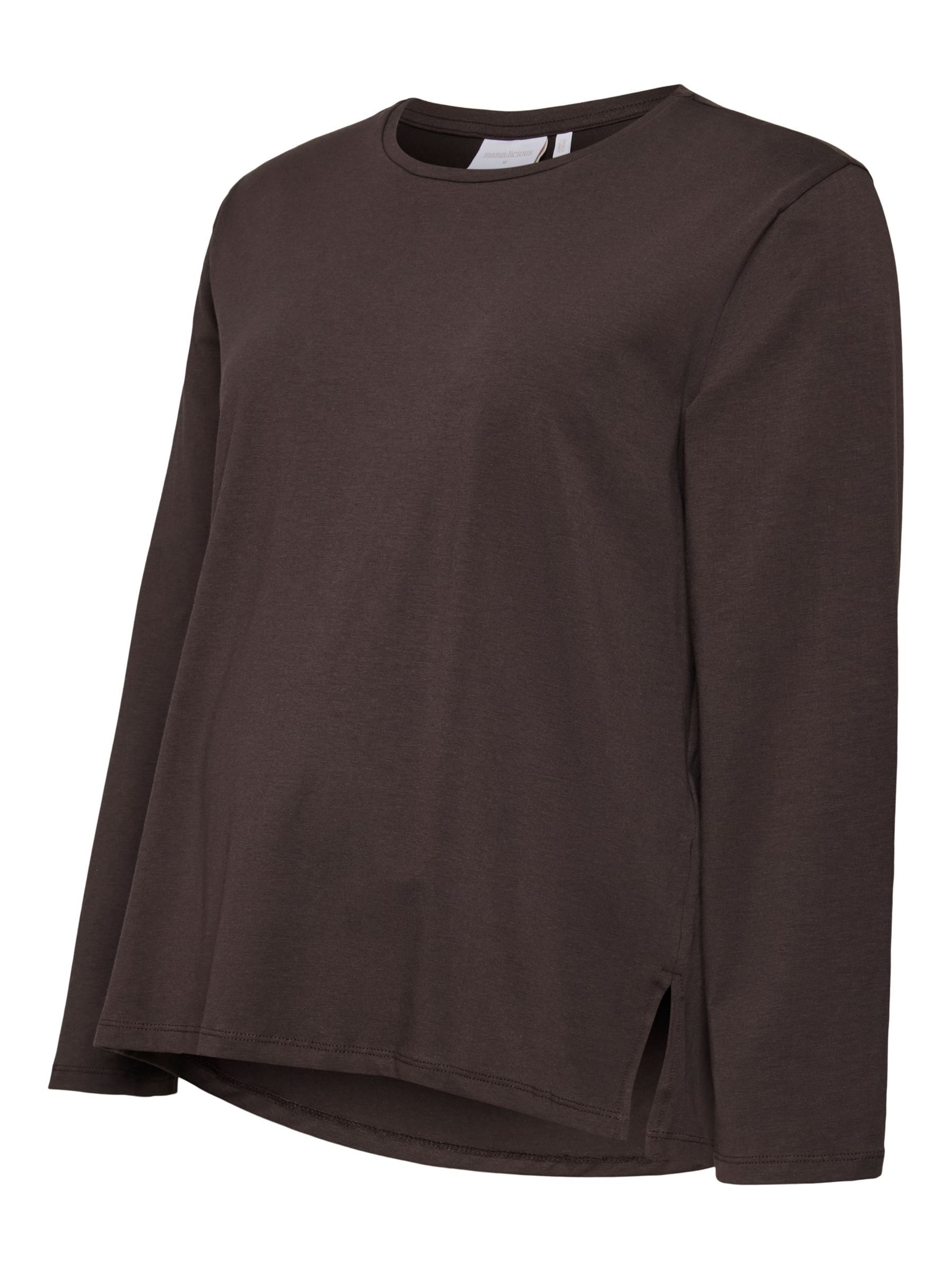 MAMALICIOUS - Camiseta en marrón: frente