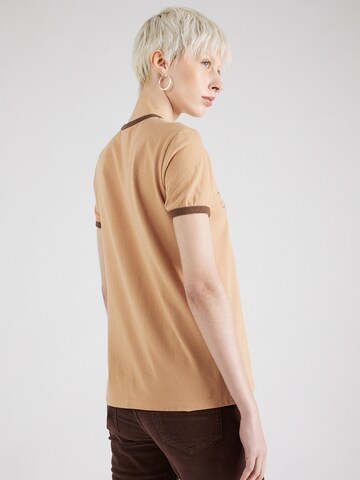 BDG Urban Outfitters Tričko 'HAPPY GO LCKY' - Béžová