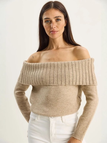 Pull-over 'Pullover' Bianco Lucci en beige