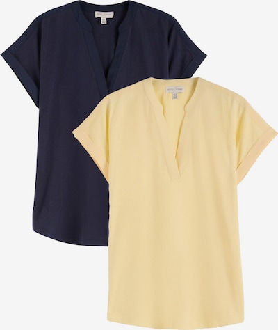 Tricou pe 4XL love & roses pe bleumarin / galben deschis, Vizualizare produs
