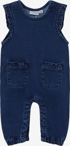 NAME IT Dungarees in Blue: front