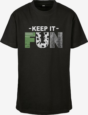 Maglietta 'Keep It Fun' di Mister Tee in nero: frontale