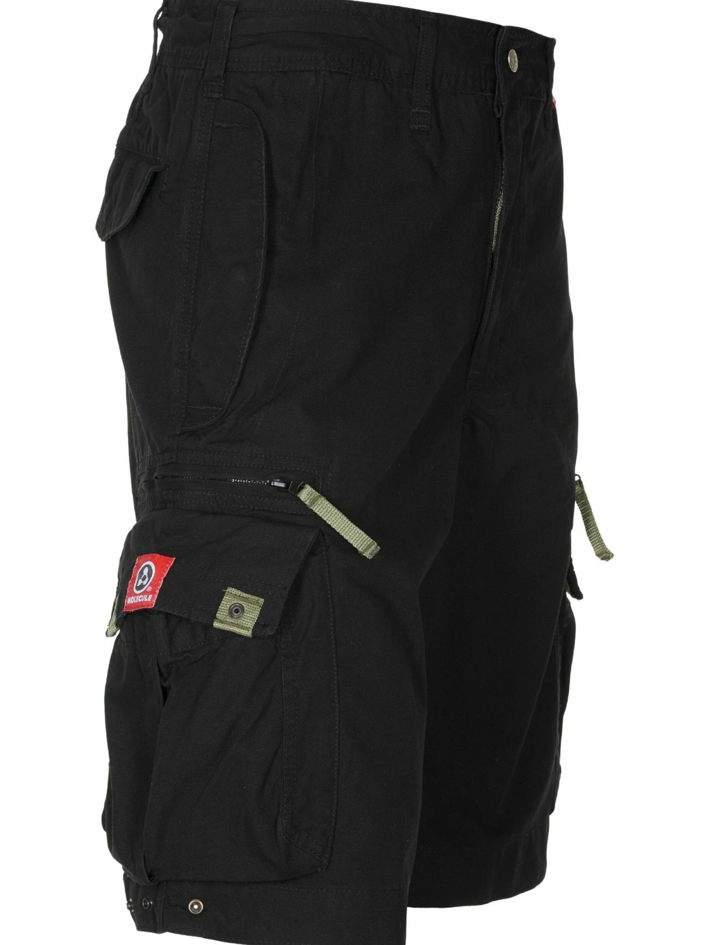 Molecule Regular Cargobroek 'BAGGY' in Zwart