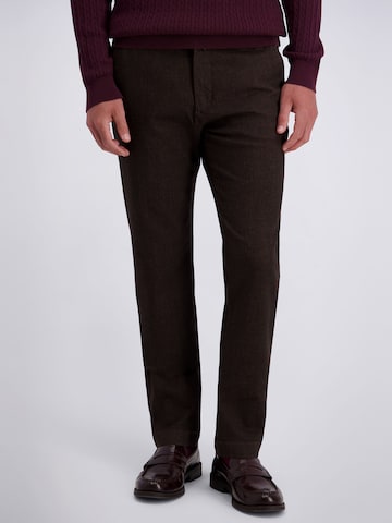 PIERRE CARDIN Tapered Chino 'Colmar' in Bruin: voorkant
