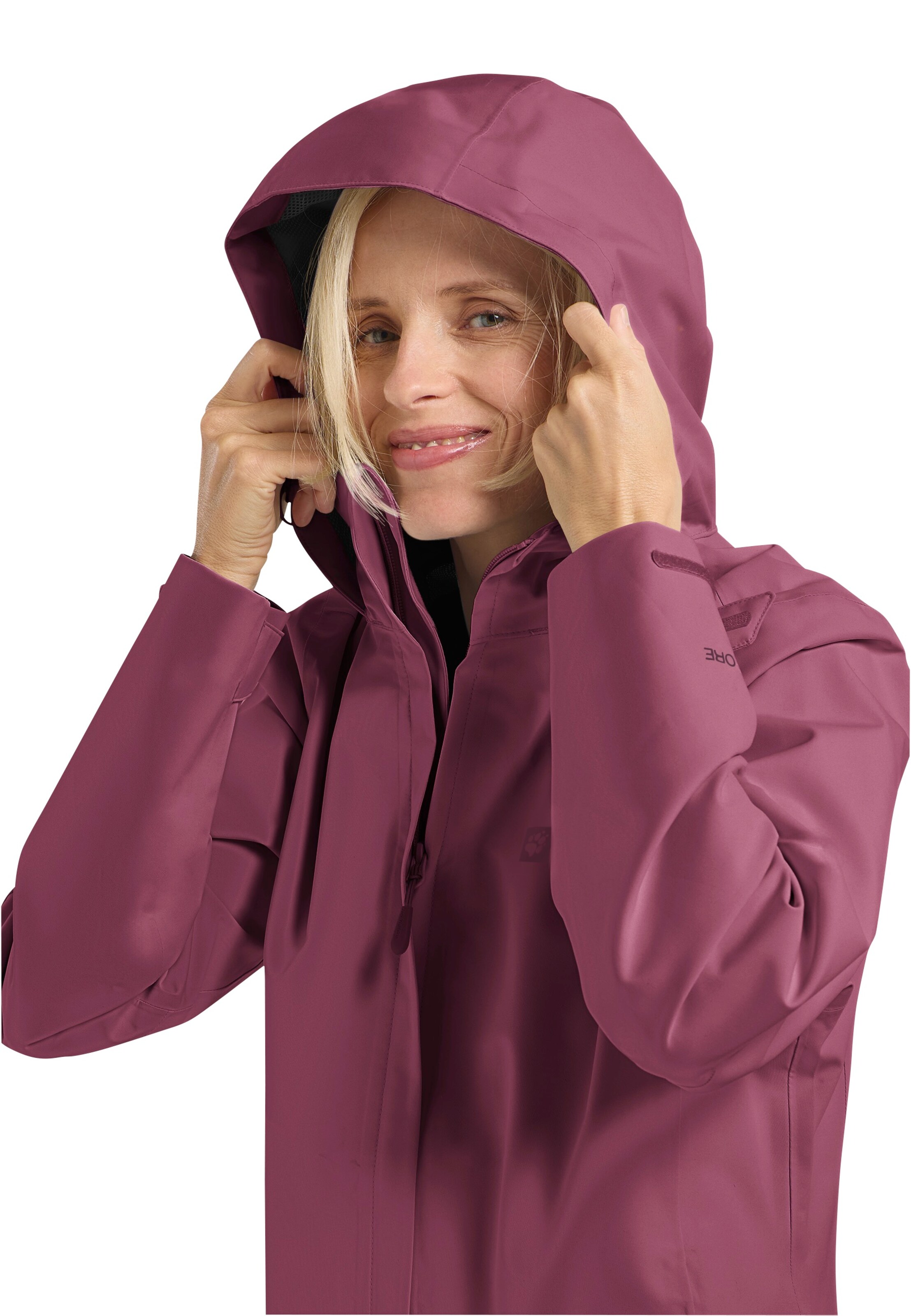 JACK WOLFSKIN Outdoorjas in Lila