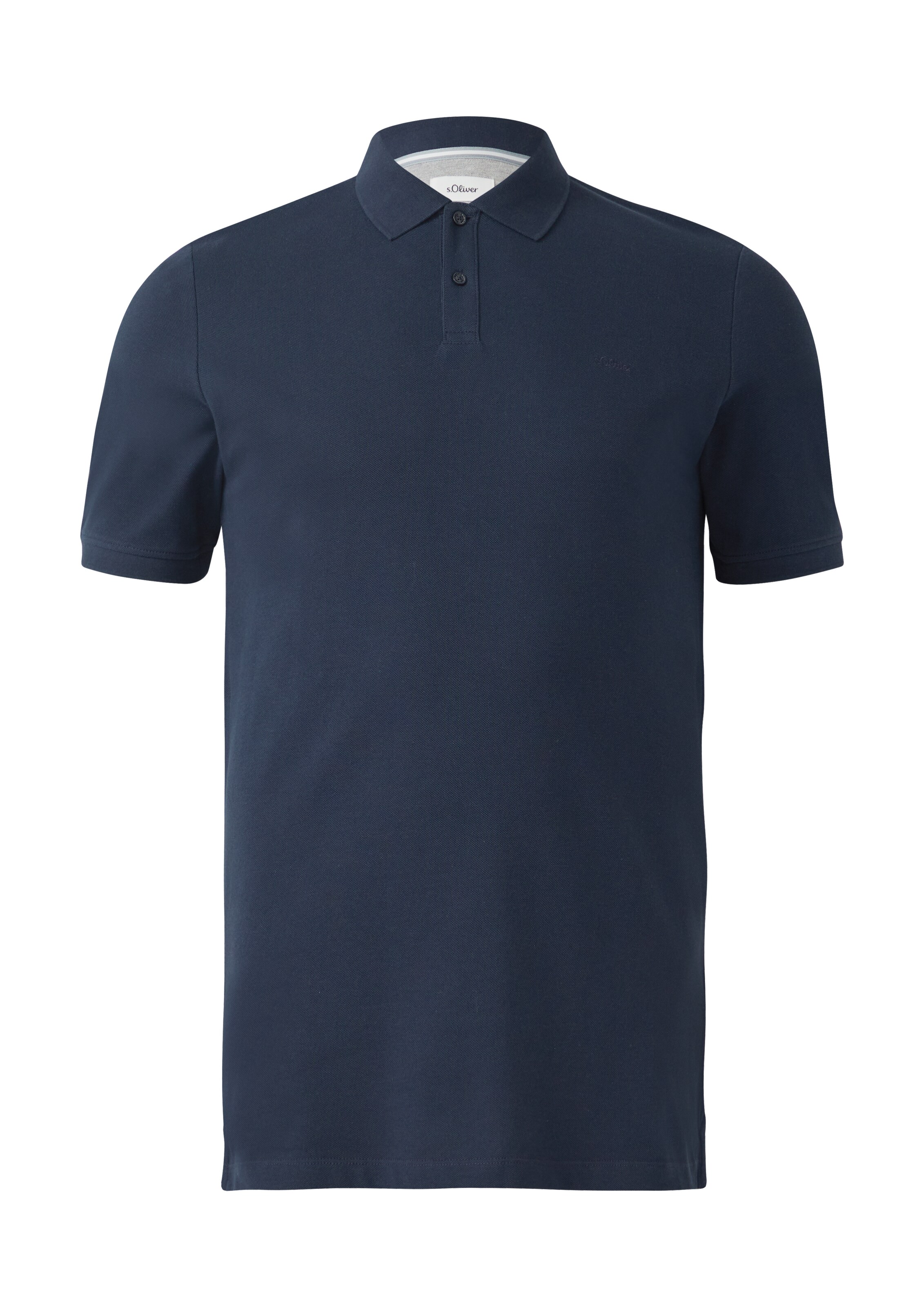s.Oliver Men Tall Sizes Shirt in Blue: front