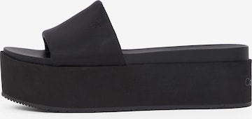 Calvin Klein JeansNatikače s potpeticom - crna boja: prednji dio