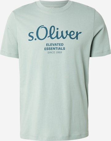 s.Oliver Shirt in Groen: voorkant