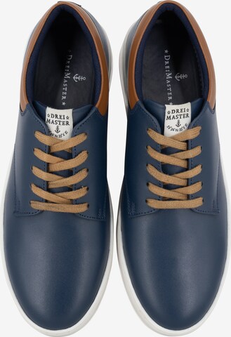 Sneaker low de la DreiMaster Maritim pe albastru