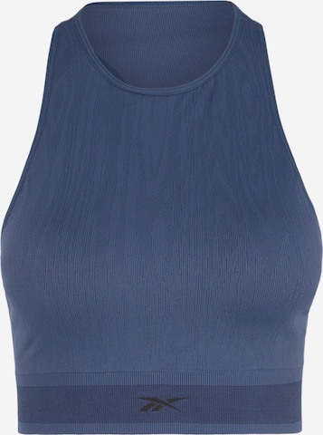 Reebok Sports top in Blue: front