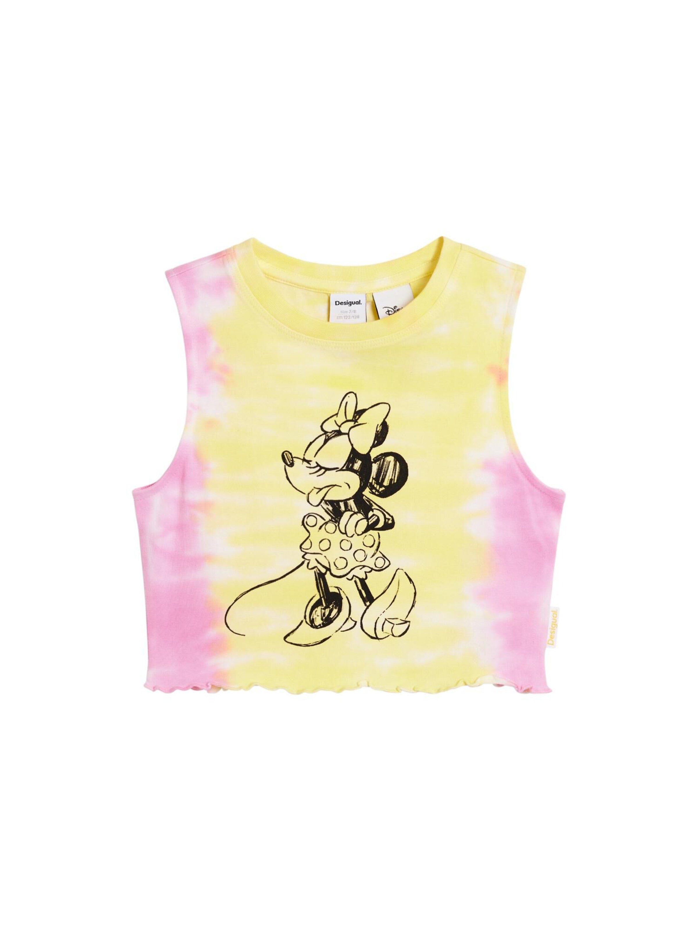 Desigual Shirt 'Minnie Mouse™' in Geel: voorkant