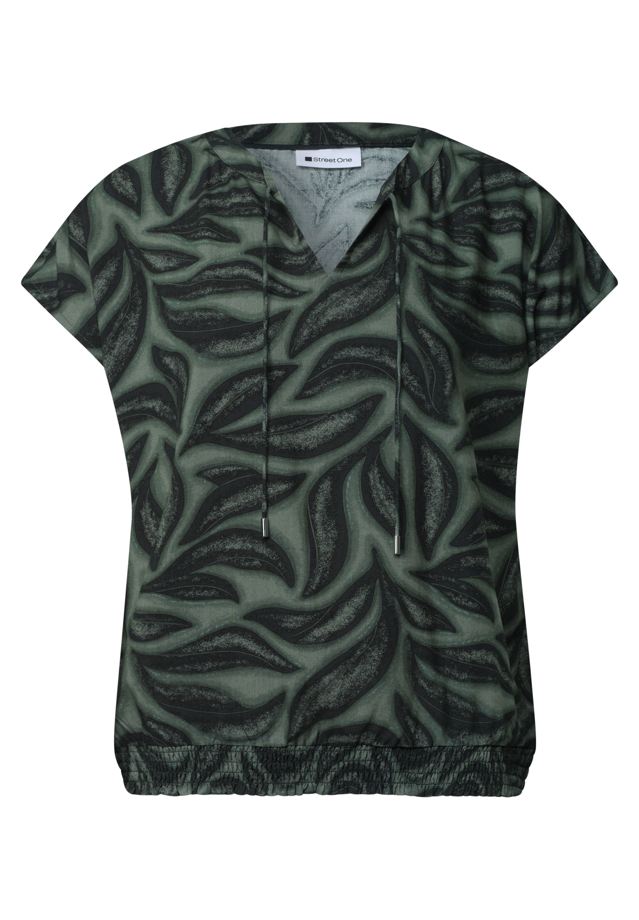 STREET ONE Bluse in Grün: Vorderseite