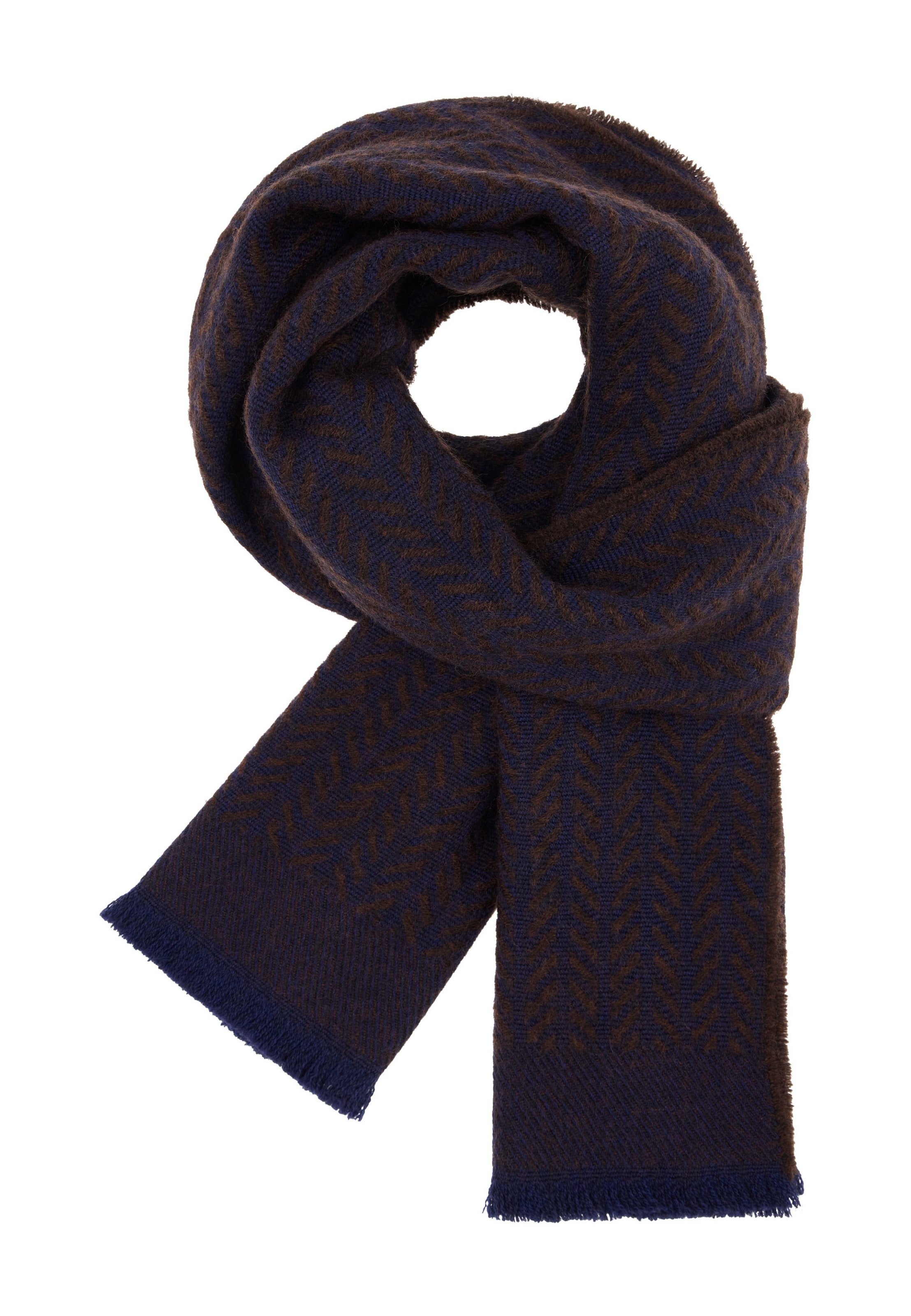 Écharpe Boggi Milano en bleu : devant