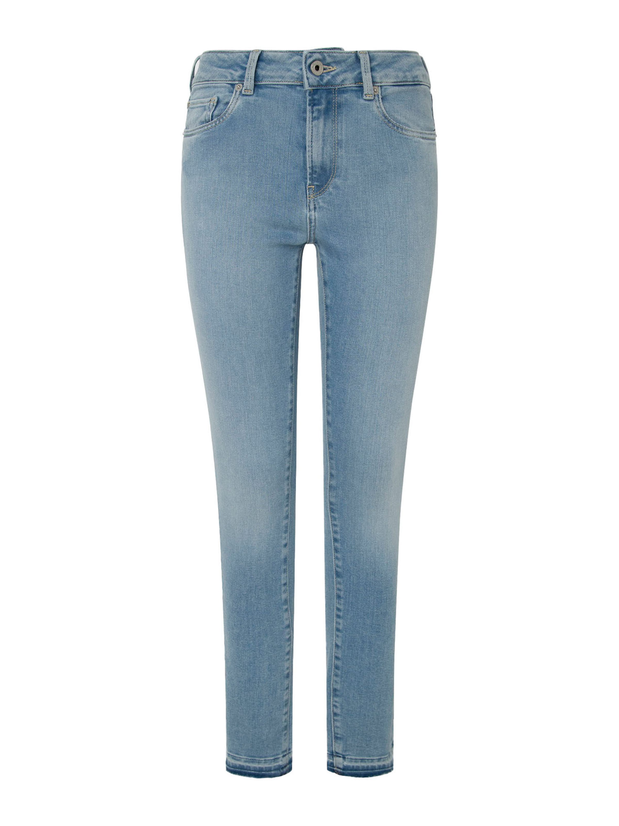 Coupe slim Jeggings Pepe Jeans en bleu : devant