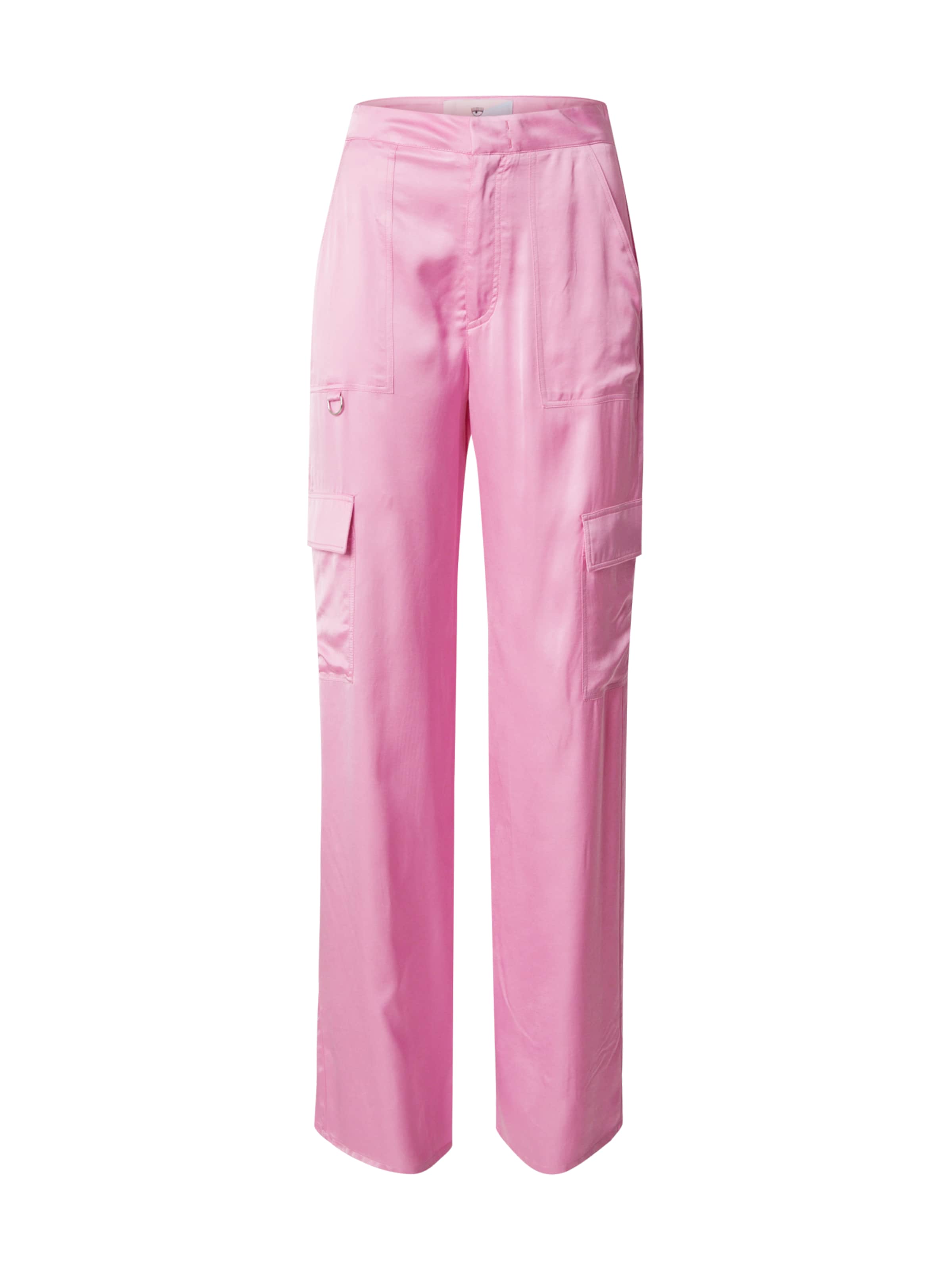 Loosefit Pantalon cargo Chiara Ferragni en rose : devant