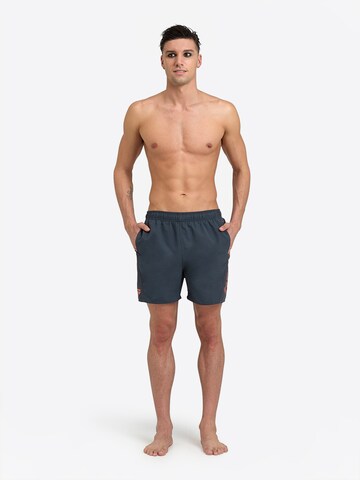 ARENA Sports swimming trunks 'LOGO BOXER' in Grey