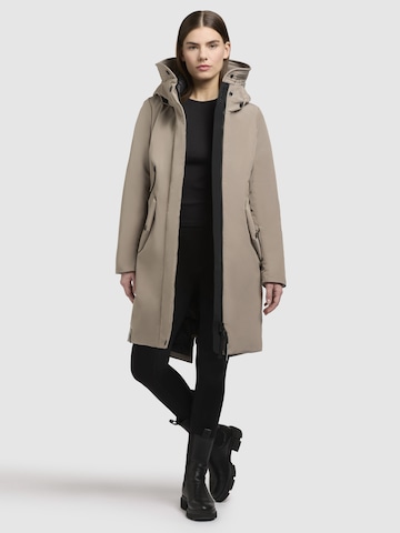 khujo Vinterfrakke 'Charlyn5' i beige
