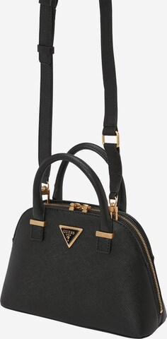 GUESS Handtasche 'LOSSIE GIRLFRIEND DOME' in Schwarz