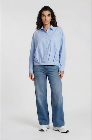 Milano Italy Blouse in Blue