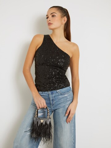 GUESS Handtasche 'Misea' in Schwarz