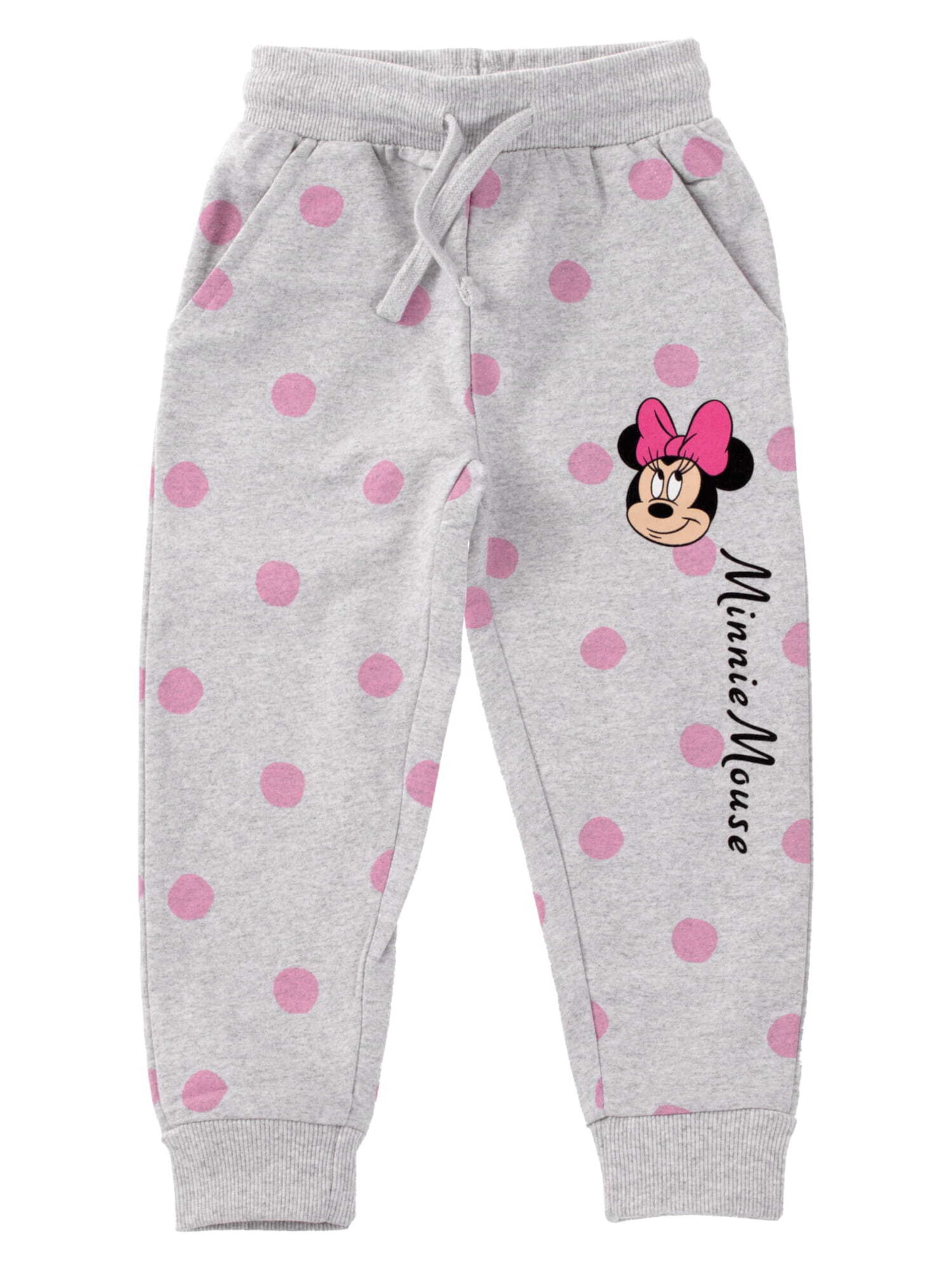 Tapered Pantaloni 'Minnie Mouse' di DISNEY in grigio: frontale