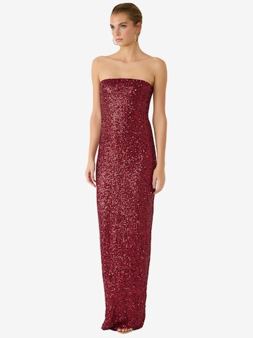 Robe de soirée No Matter What en rouge : devant