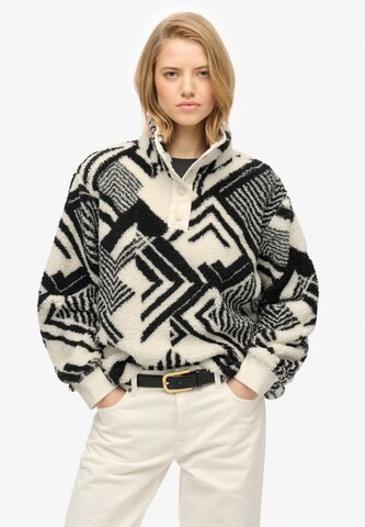 Superdry Sweater in Beige: front
