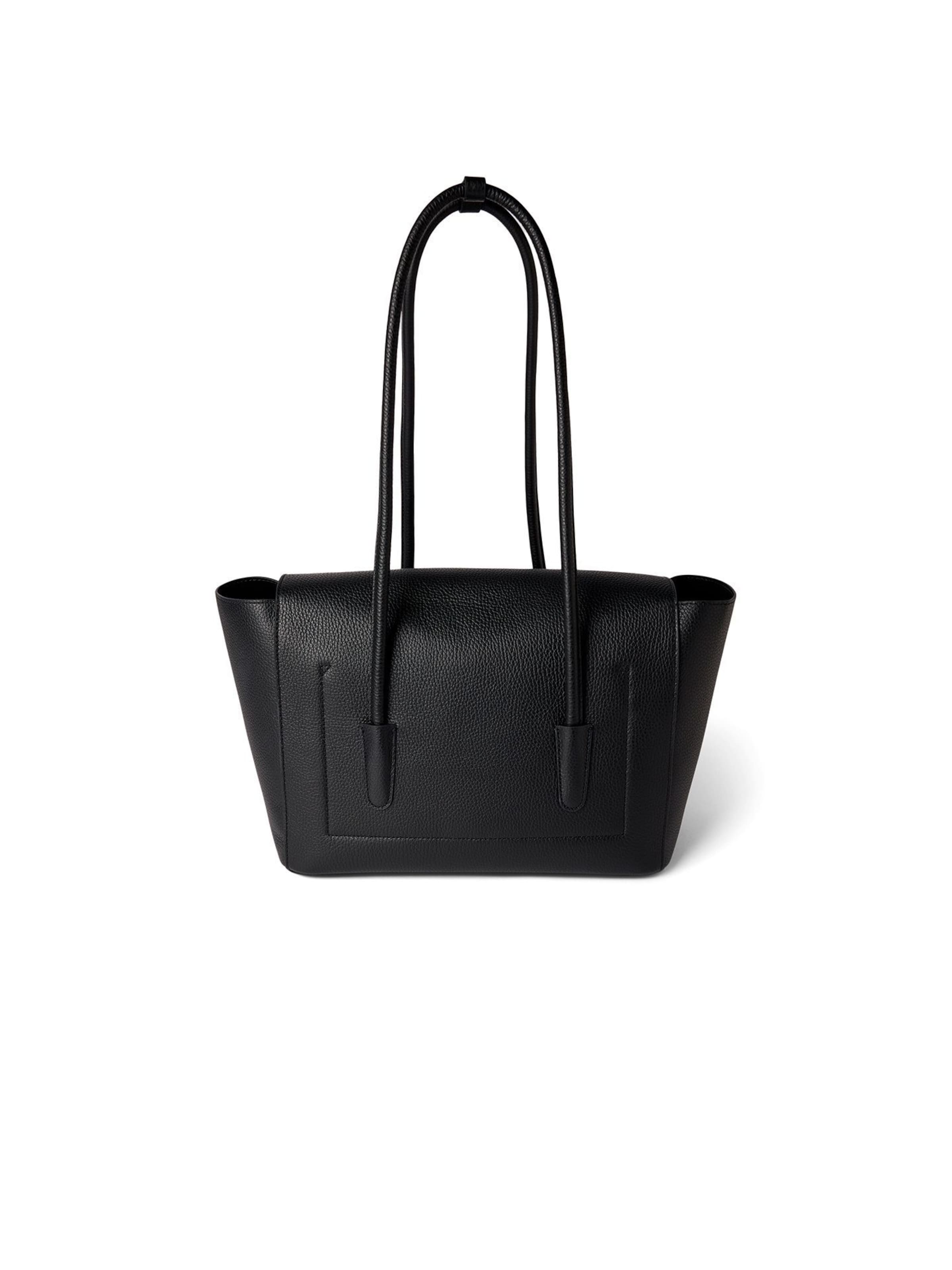 Borsa a mano 'Coccinelle Double Beat Handbag Grained Leather' di Coccinelle in nero