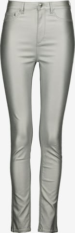 Tally Weijl Skinny Pants in Silver: front