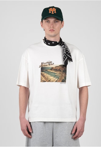 Prohibited Shirt 'Courtside' in White: front