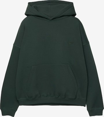 Pull&Bear Sweatshirt 'STWD' in Green: front