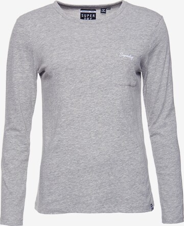 Superdry Shirt 'Essential' in Grau: predná strana