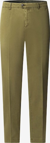 Pantaloni con piega frontale ' KEN ' di Hackett London in verde: frontale