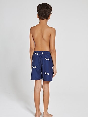 Pantaloncini da bagno 'Snoopy superrr doggg' di Shiwi in blu