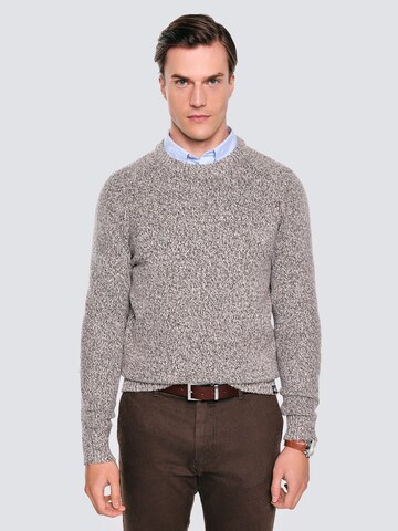 Pull-over 'WALTERO' BIG STAR en marron : devant