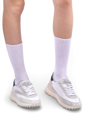 Sneaker alta 'Athleta' di Date in bianco