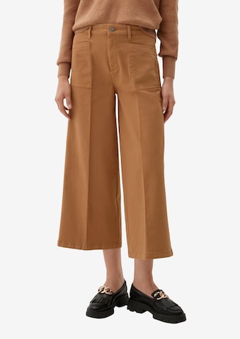 Wide Leg Jean s.Oliver en marron : devant