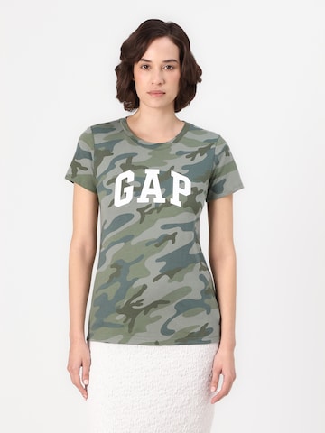 GAP T-Shirt 'CLASSIC' in Grün: Vorderseite
