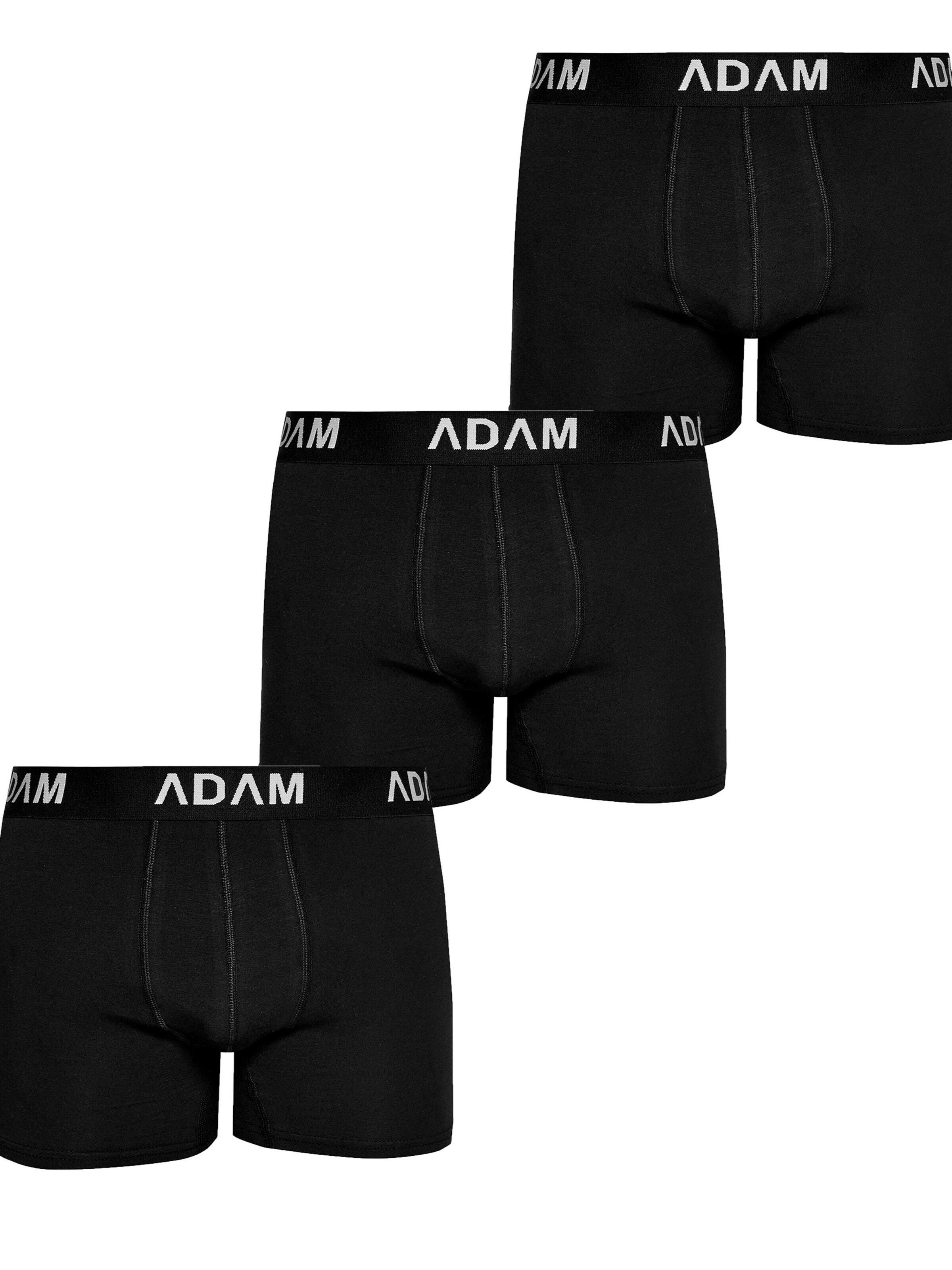 Adam Boxer shorts '3er Pack' in Black: front