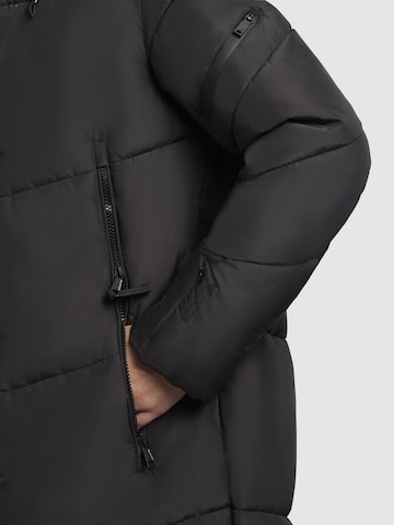 khujo Wintermantel 'Soonje6' in Schwarz