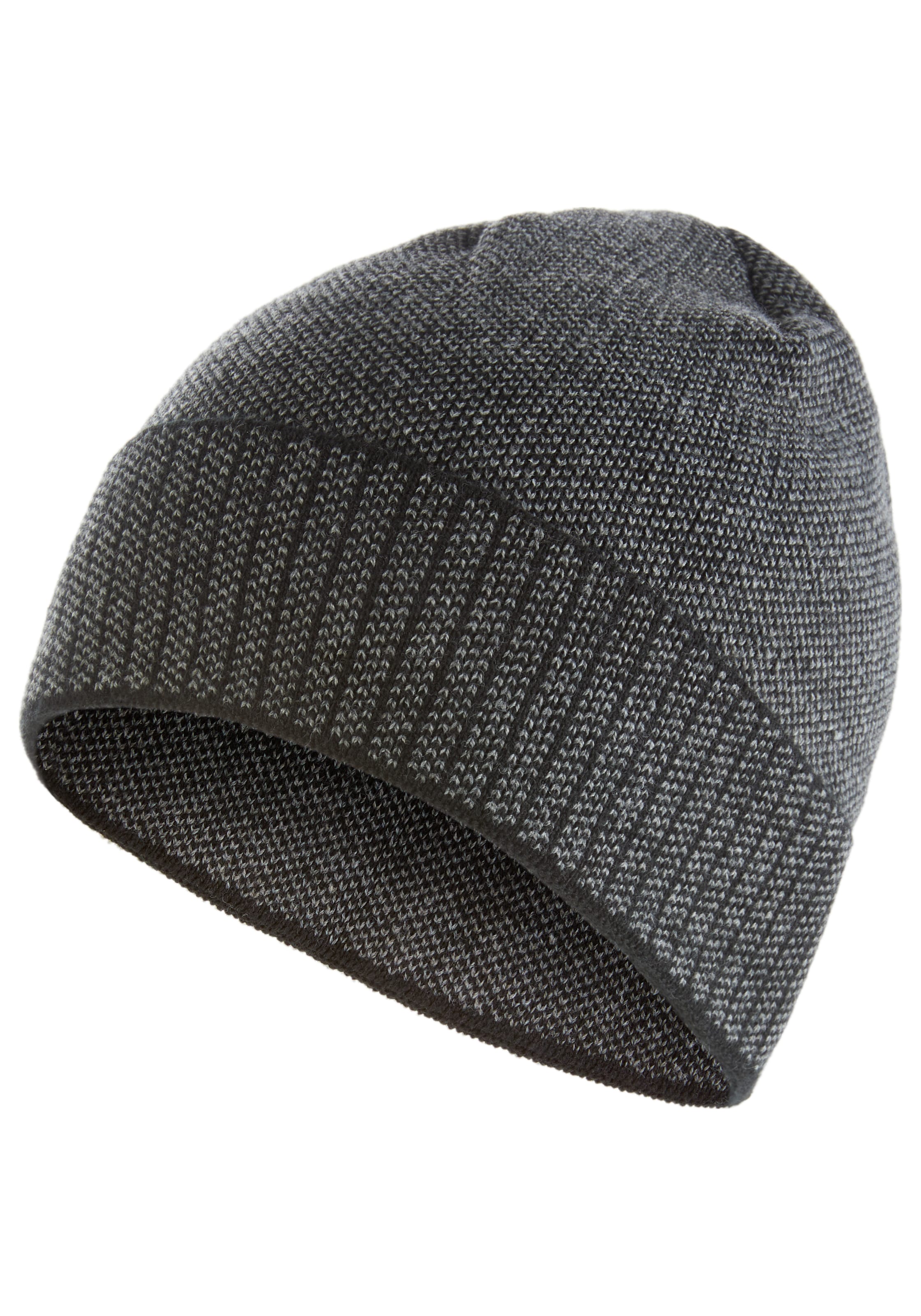 Man's World Beanie in Grey: front