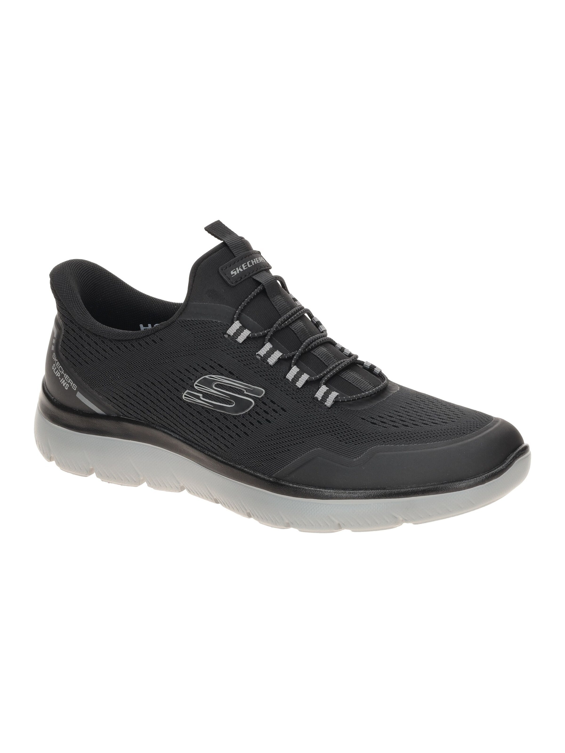 SKECHERS Sneakers 'Skechers Summits Schuhe schwarz SLIP-INS 233045' in Black: front